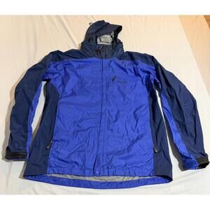 Marmot Mens Windbreaker Rain Jacket With Packable Hood Size Large‎
